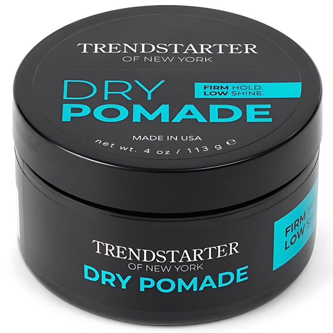 TRENDSTARTER DRY POMADE Strong Hold Low Shine Premium Hair Styling Product