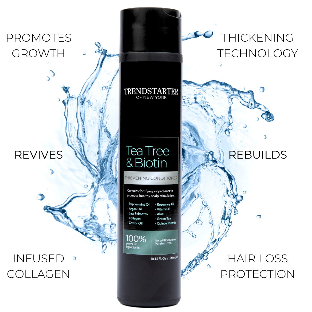 TRENDSTARTER TEA TREE & BIOTIN THICKENING SHAMPOO & CONDITIONER DUO